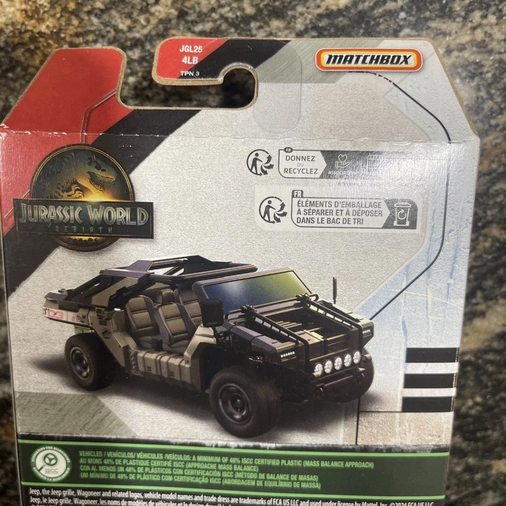 Matchbox Jurassic World Rebirth, Rapid Getaway Unit 5 Pack Age 3+ New Sealed